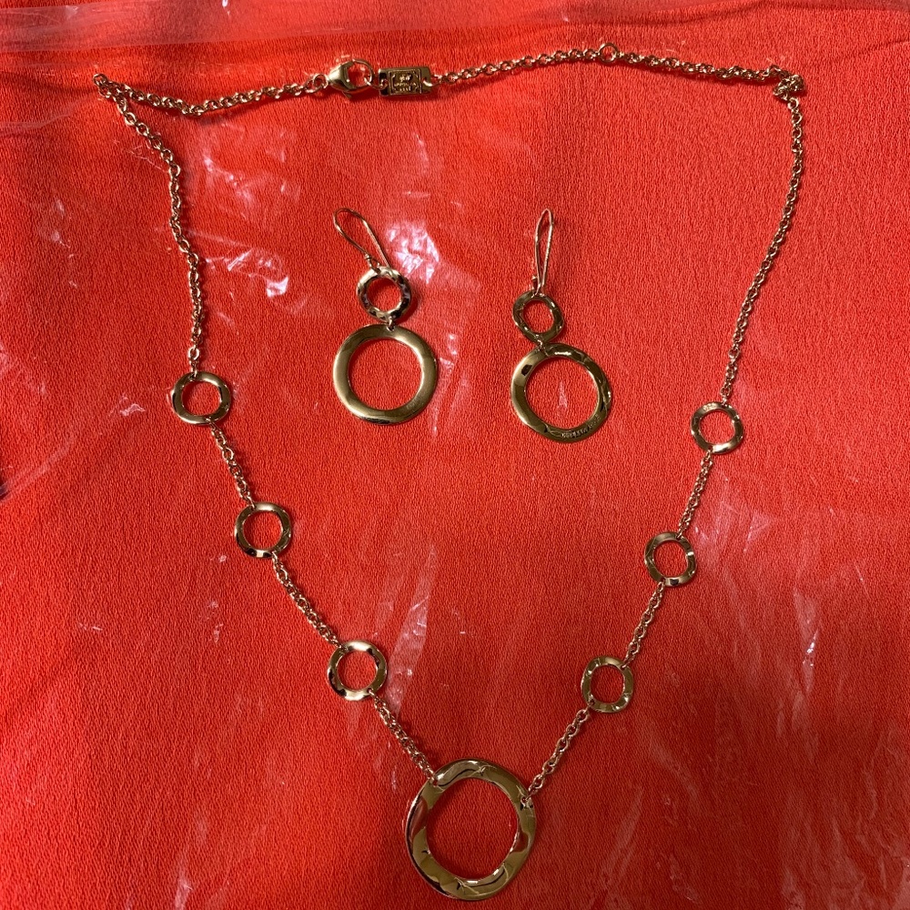 Designers Earrings and Neckles set by Ippalita